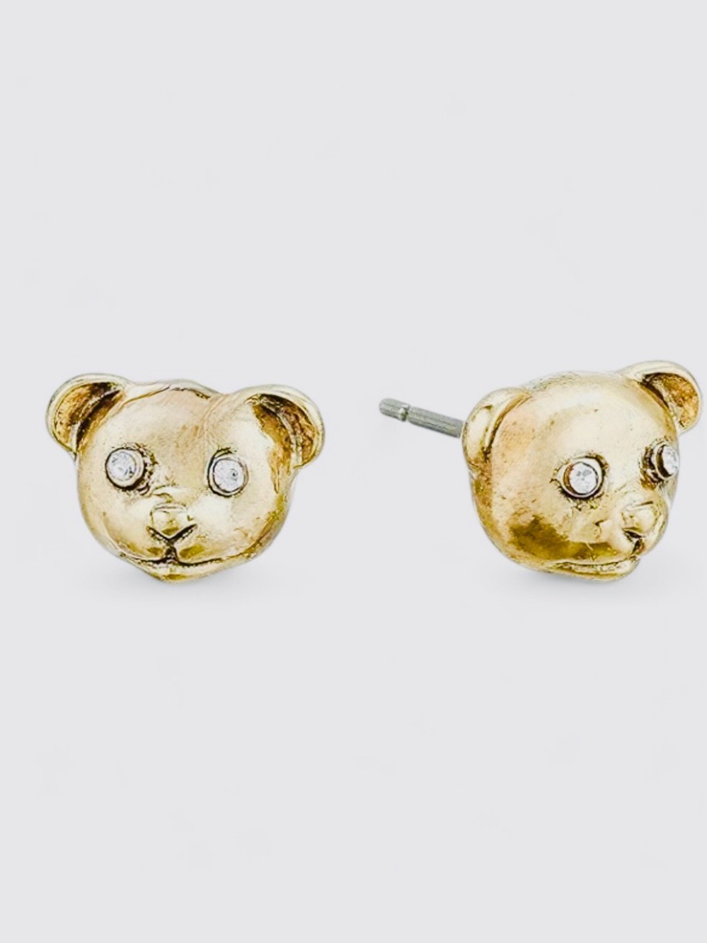 Y2K Betsey Johnson Funfetti Teddy Bear Earrings